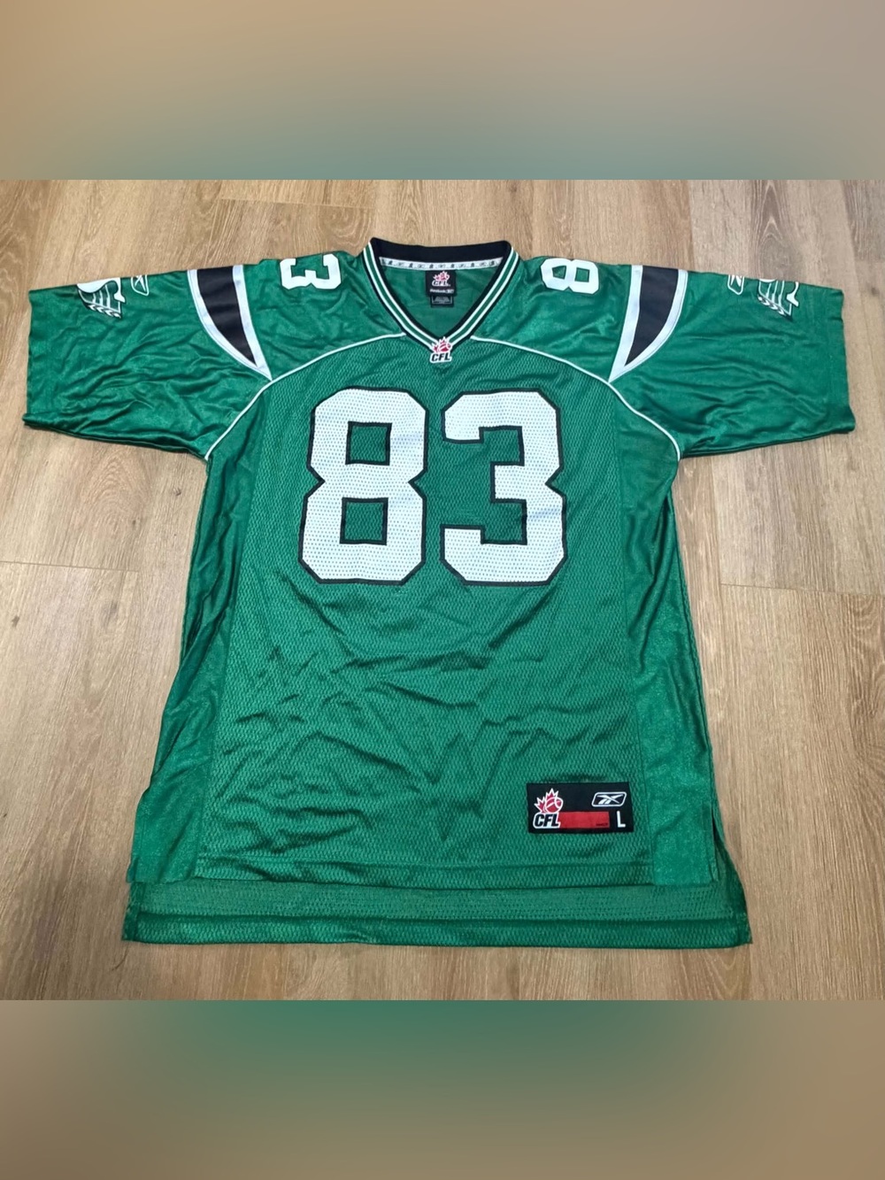Reebok 2000s Roughriders Fantuz #83 jersey